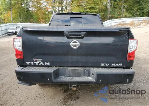 2020 Nissan Titan Sv z USA, uszkodzony, nr VIN 1N6AA1ED2LN500927